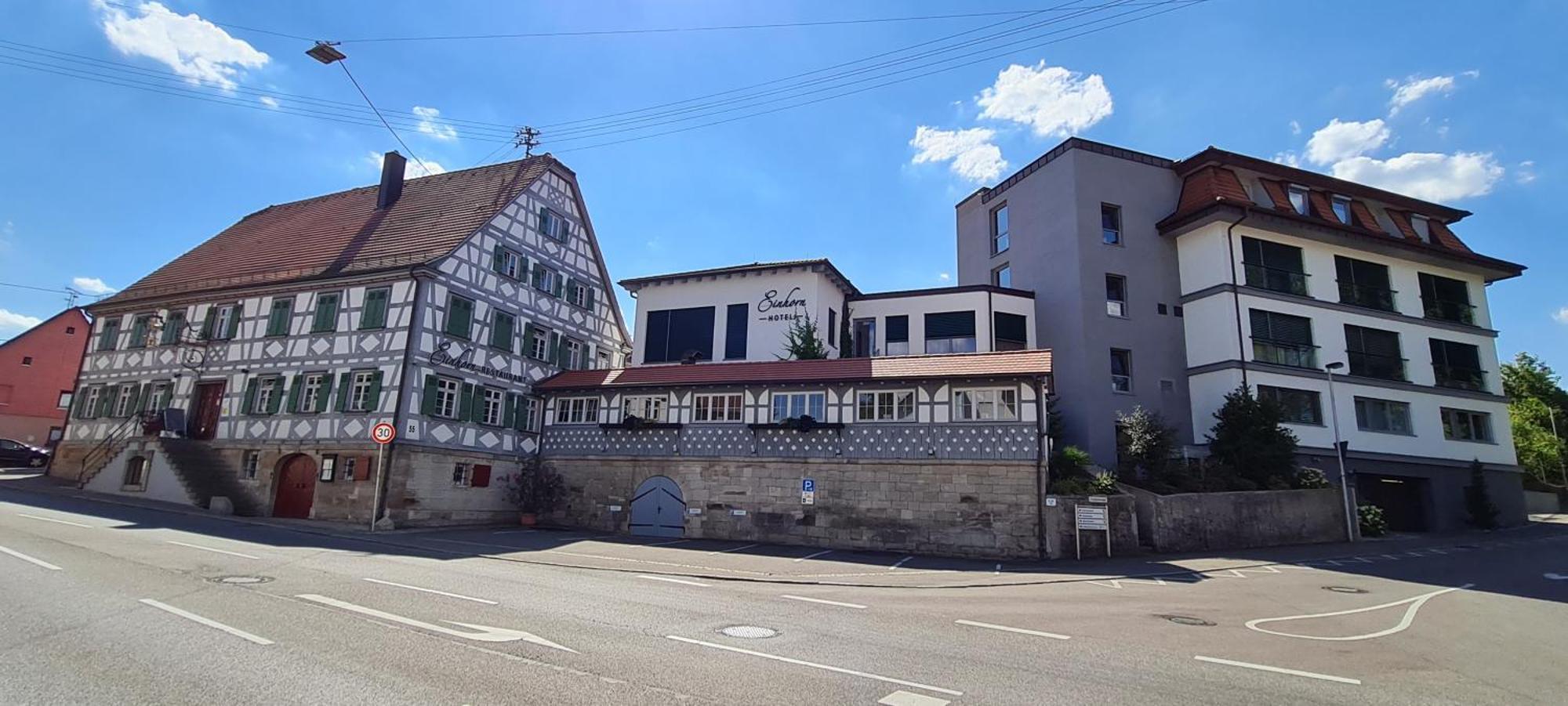 Restaurant & Hotel Einhorn Oppenweiler Exterior photo